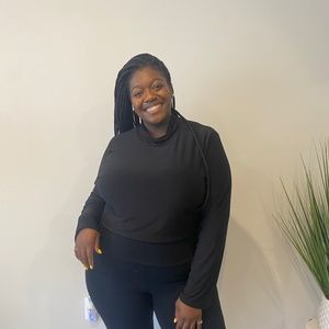 BooHoo Black Long-Sleeved Turtle neck